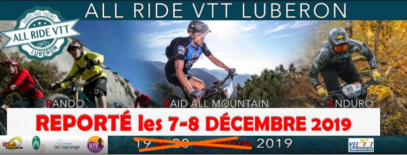 /Attention/ Report All Ride VTT Luberon